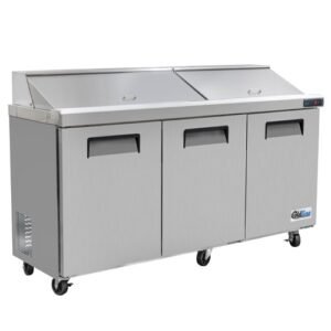 Coldline SPN-72 72" Narrow Depth Refrigerated Sandwich Prep Table