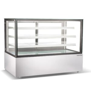 Premium 72" Refrigerated Bakery Display Case – Straight Glass Cake & Pastry Merchandiser