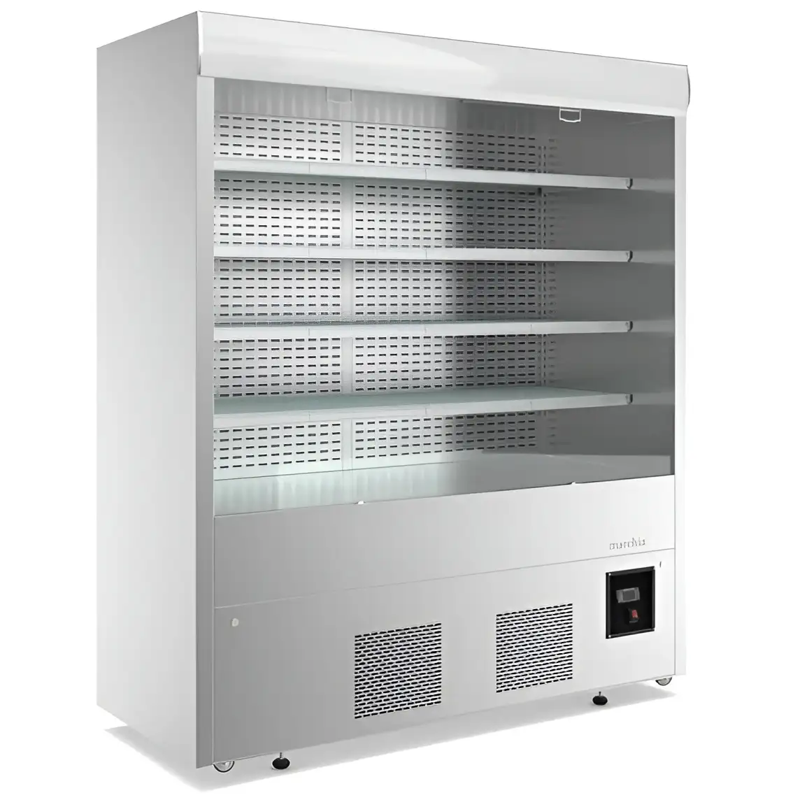 Marchia Mds72 72&Quot; Open Air Cooler Grab And Go Refrigerator, 220V 4 Marchia Mds72 72 Open Air Cooler