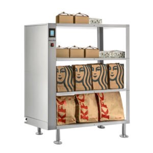 Marchia MHS4 43" Pass-Thru Heated Take-Out Shelf Warmer, 4-Shelf