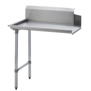 Left Side Clean Dish Table - Prepline PCDT-48L 30"D x 48"L