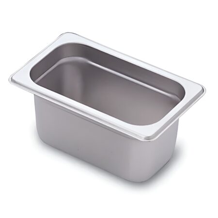 1/9 Size 6 Inch Deep Stainless Steel Steam Table Pan for Restaurant Food Storage