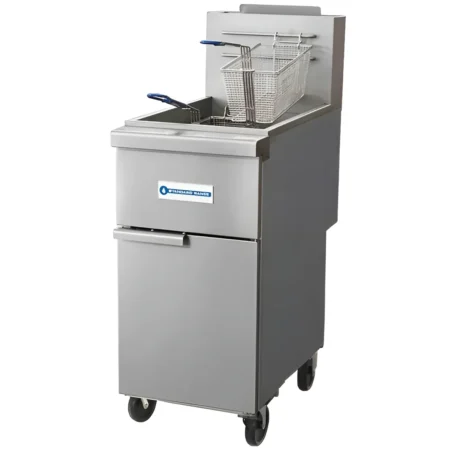 Standard Range SR-F4-LP 50 lb. Liquid Propane Floor Fryer