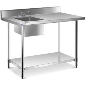 Prepline ST-3048 30" x 48" Stainless Steel Work Table