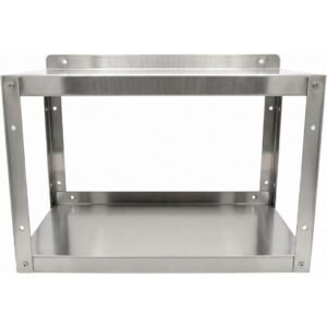 2 Tier Stainless Steel Wall Shelf  36" Wall Mounted Storage Shelf