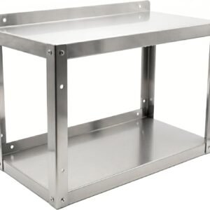 2 Tier Stainless Steel Wall Shelf 36 Inch