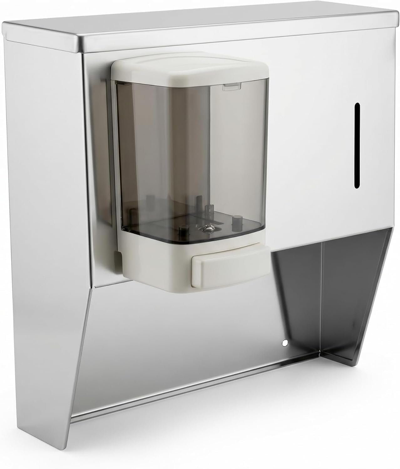 16 Wall Mount Soap and Paper Towel Dispenser Stainless Steel Commercial Hand Sink Accessory NSF Certified