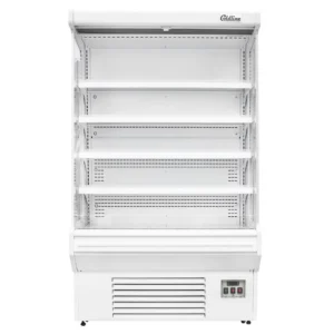 Refrigerated Air Curtain Merchandiser Coldline SOC-51-W white open air grab and go display