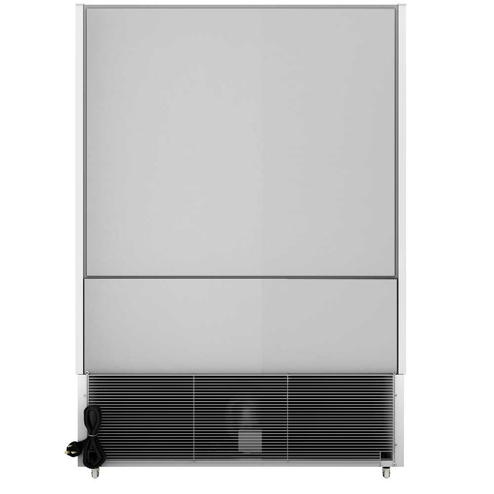 Refrigerated Air Curtain Merchandiser Coldline SOC-51-W white open air grab and go display