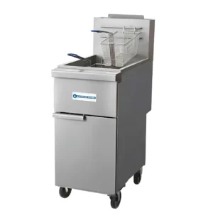 Standard Range SR-F3-LP Liquid Propane 40 lb. Floor Fryer - 90,000 BTU