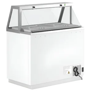 Coldline DIP-46 47" Ice Cream Dipping Cabinet Freezer | (8) Tub Capacity