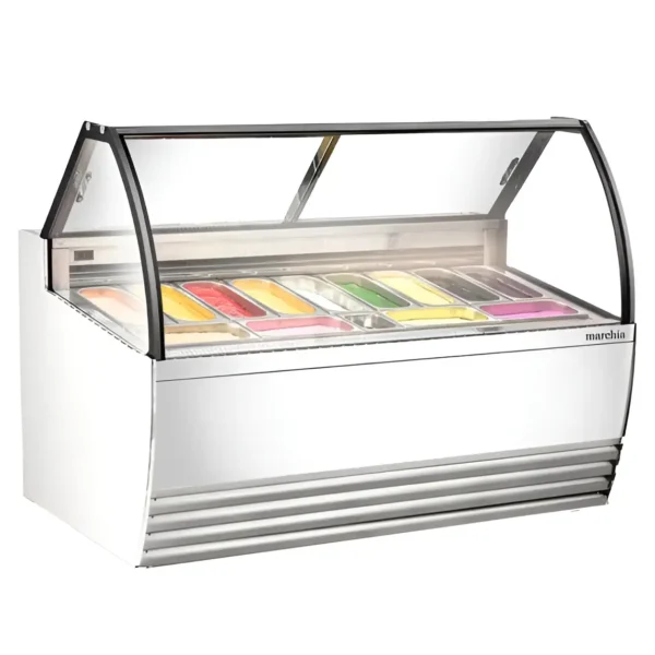 Marchia GIC-13 70 13-Pan Ice Cream Display Freezer