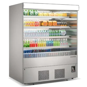 Marchia MDS72 72" Open Air Cooler Grab and Go Refrigerator, 220V