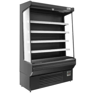 Refrigerated Air Curtain Merchandiser Coldline SOC-51-B 51 Inch Black Open Air Display