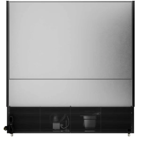 Coldline 76 inch black refrigerated air curtain merchandiser SOCD-76-B open air display case