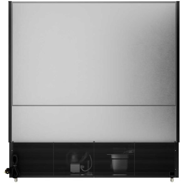 Coldline 76 inch black refrigerated air curtain merchandiser SOCD-76-B open air display case