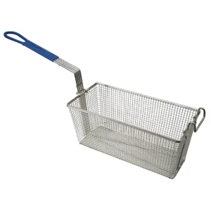 Standard Range Basket for SR Series 3 or 4 Tube Fryer, Front Hook, Blue Handle