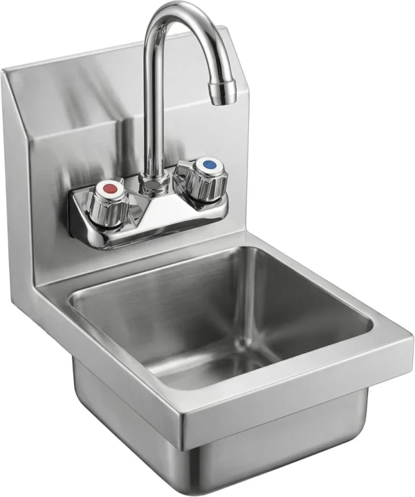 Commercial Wall Mount Hand Sink 12” x 9” x 13”