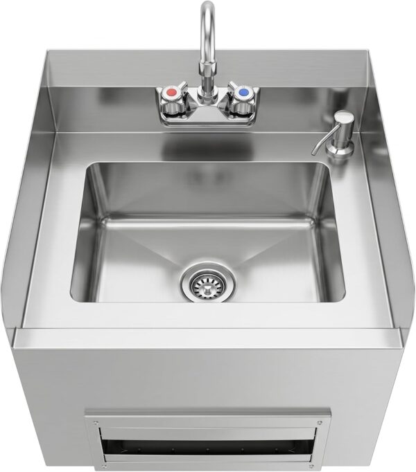 Commercial Wall Mount Hand Sink 18-1/4
