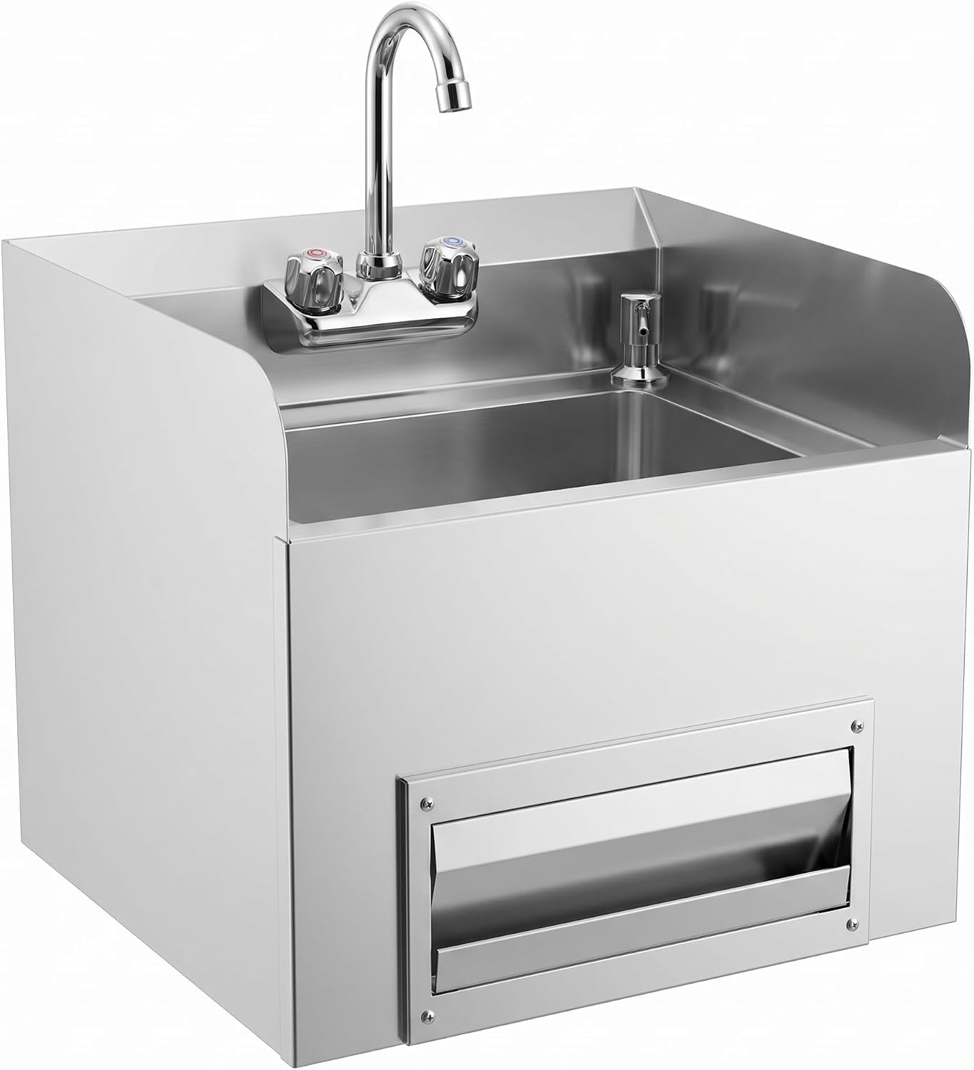 Commercial Wall Mount Hand Sink with Soap Dispenser