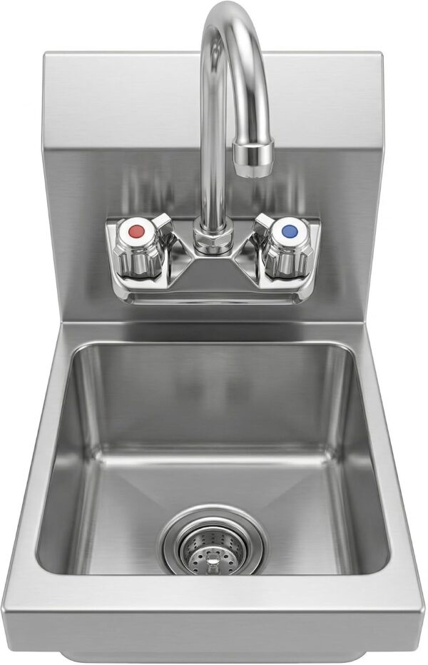 Commercial Wall Mount Hand Sink 12x9