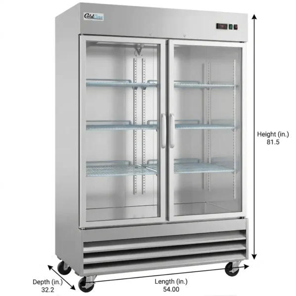 Coldline 2FG 54 Commercial Reach-In Freezer