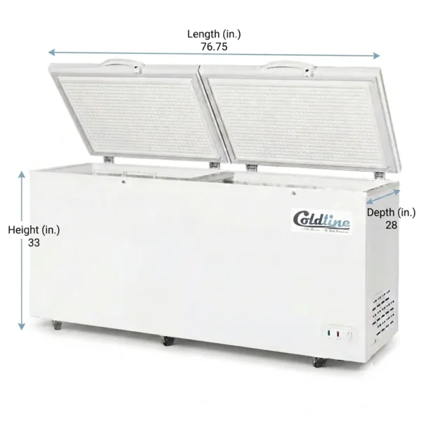 Coldline 76 Commercial Chest Freezer
