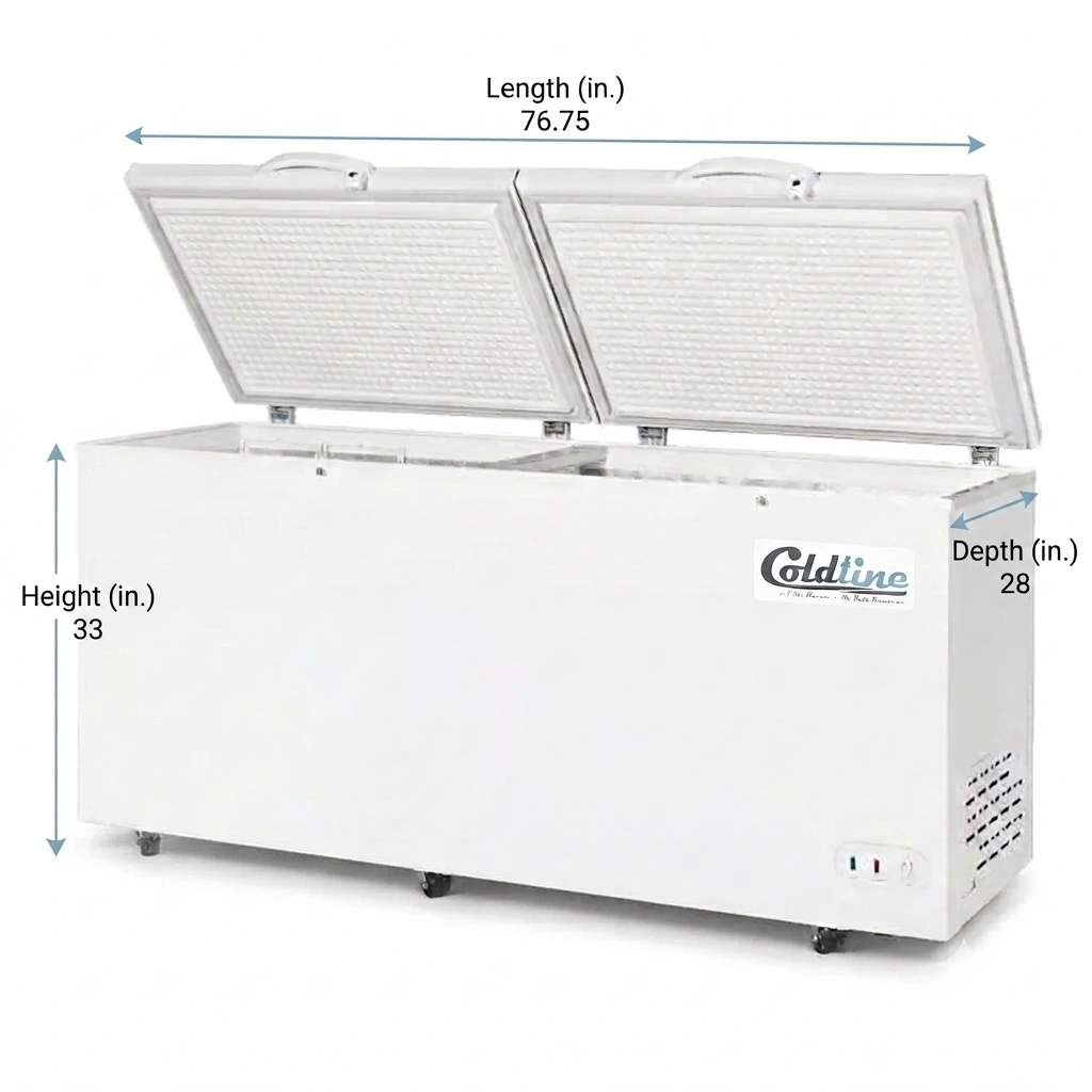 Coldline 76 Commercial Chest Freezer