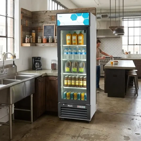 Glass Door 12 cu/ft Merchandiser Refrigerator