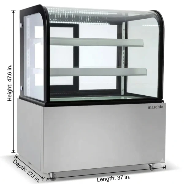 Marchia 36 Curved Glass Bakery Display Case