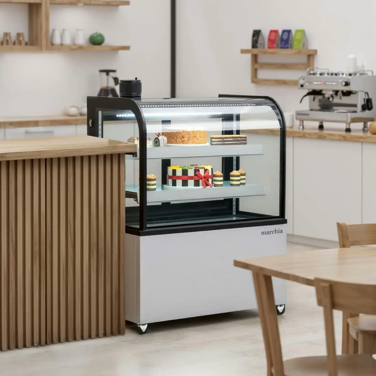 Marchia 36 Curved Glass Bakery Display Case