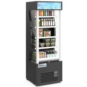 Coldline AOC 28 Black Open Air Refrigerated
