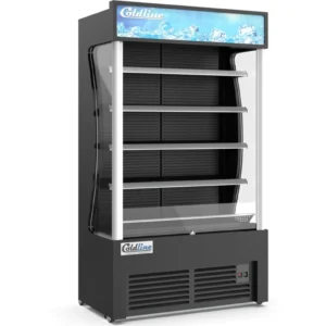 Coldline 46 Black Open Air Refrigerator