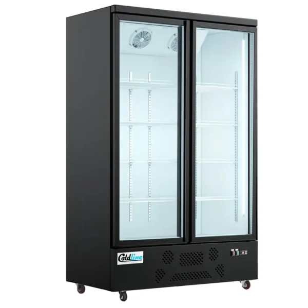 Coldline 49 Two Glass Door Freezer