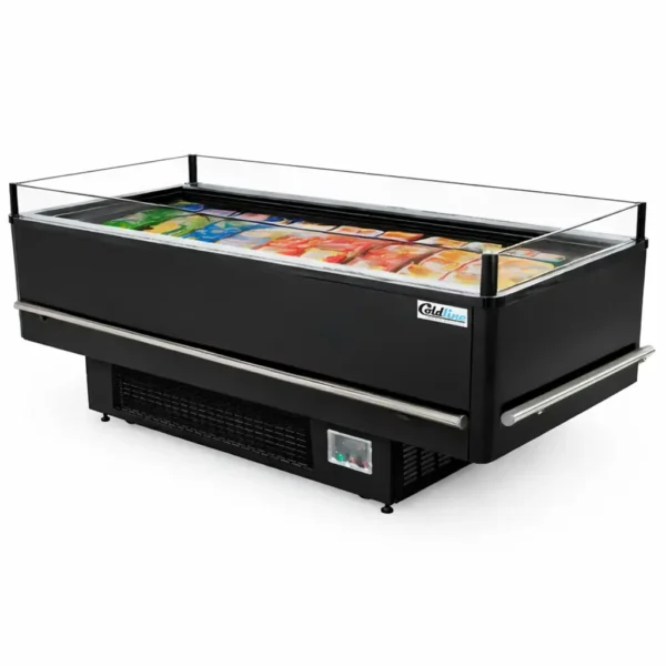 Coldline 82 Open Air Dual Temperature Island Merchandiser
