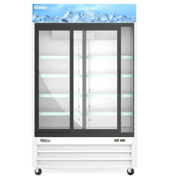 Coldline 53 Double Glass Sliding Door Refrigerator