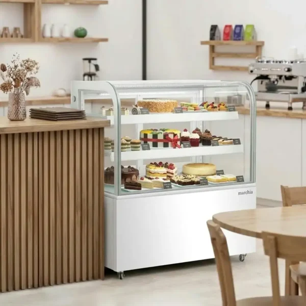 Marchia W 48 Curved Glass Bakery Display