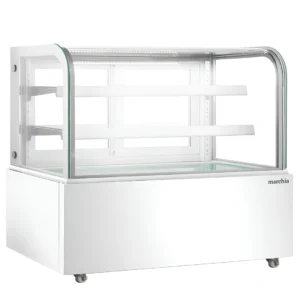 Marchia W 60 White Curved Glass Bakery Display