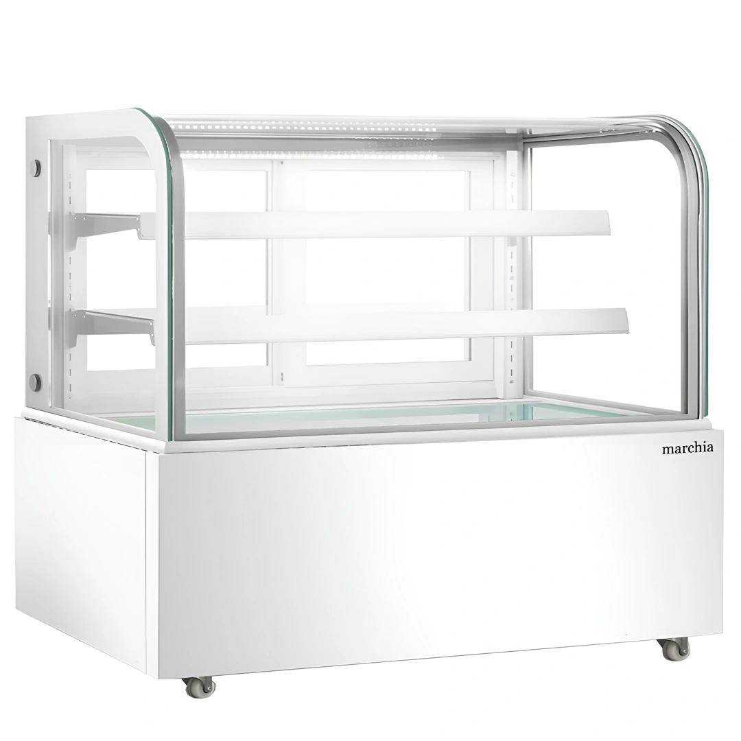 Marchia W 60 White Curved Glass Bakery Display