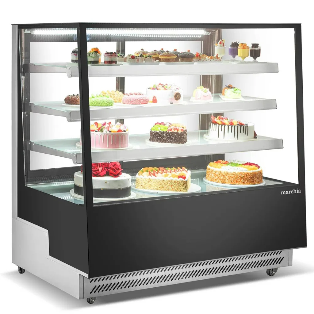 Marchia 60 Black Bakery Display Case