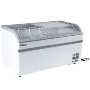 Coldline 58 Curved Glass Ice Cream Freezer