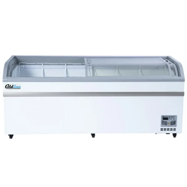 Coldline 79 Curved Glass Ice Cream Freeze