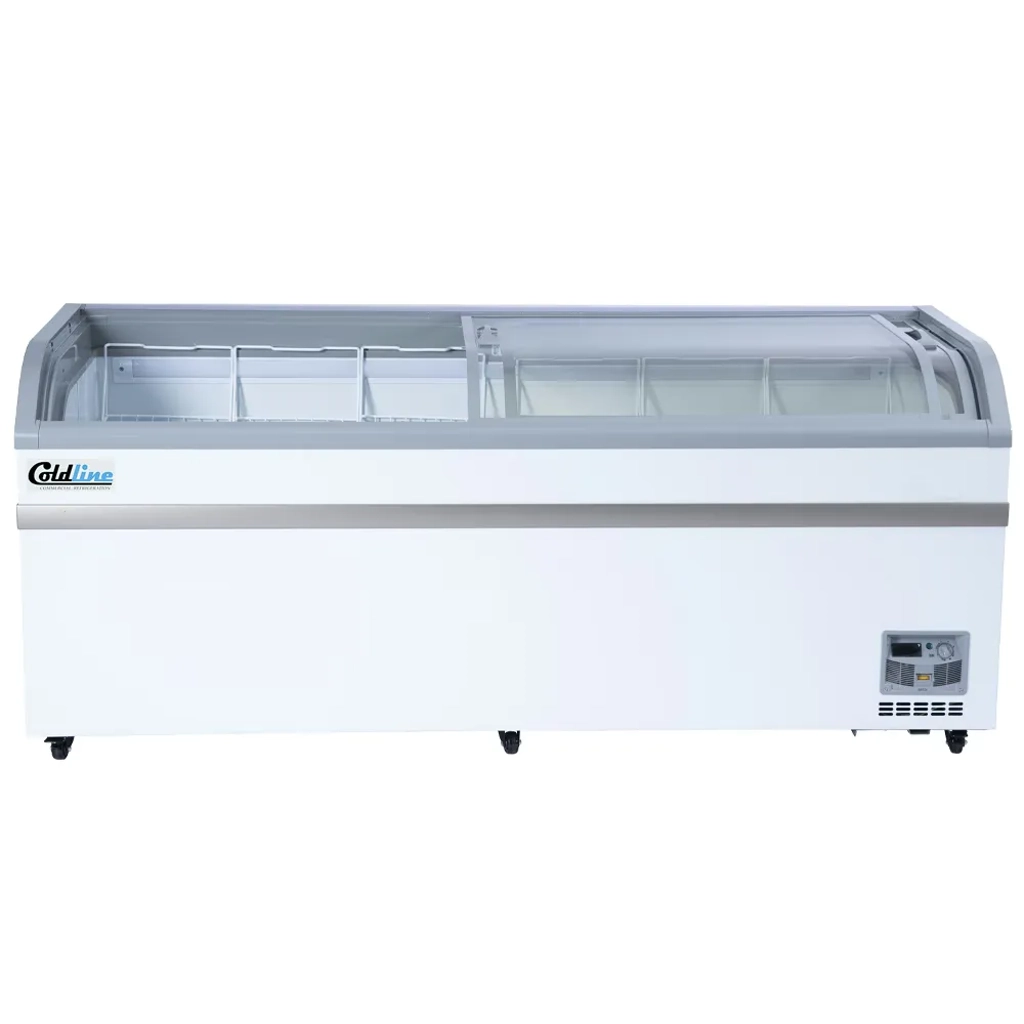 Coldline 79 Curved Glass Ice Cream Freeze