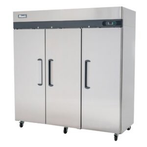 Migali's Brand New Best 3 Door Reach-In Refrigerator | 72 Cu. Ft. Heavy-Duty Commercial Refrigerator