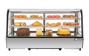 Migali C-70CTS-48 48" Countertop Refrigerated Display Case, Straight Glass