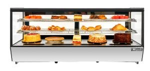 Migali C-88CTS-60 60" Countertop Refrigerated Display Case, Straight Glass