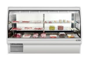 Migali C-DC-7 7 ft Refrigerated Deli Display Case, Curved Glass
