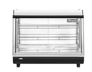 Migali C-HCT36-S 36" Heated Countertop Display Case, Straight Glass, Front & Rear Sliding Doors