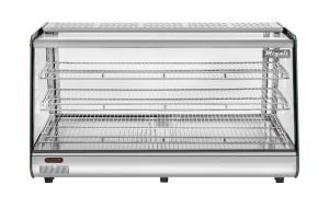 Migali C-HCT47 47" Heated Countertop Display Case, Straight Glass, Rear Sliding Doors