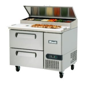Migali C-PP44-D-HC 44" Pizza Prep Table with Drawers